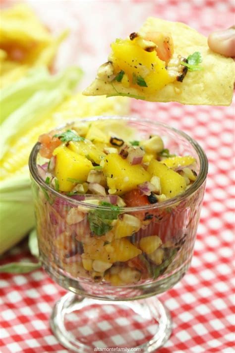 Tide To Table Party Grilled Sweet Corn And Mango Salsa