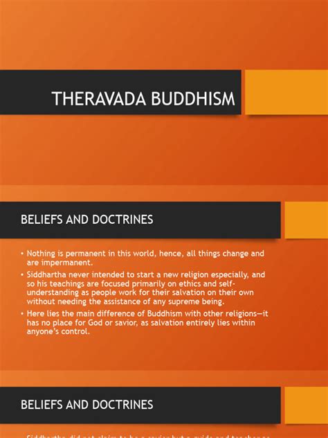 Theravada Buddhism | PDF | Noble Eightfold Path | Soul