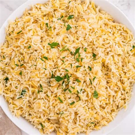 Garlic Parmesan Rice Pilaf The Chunky Chef