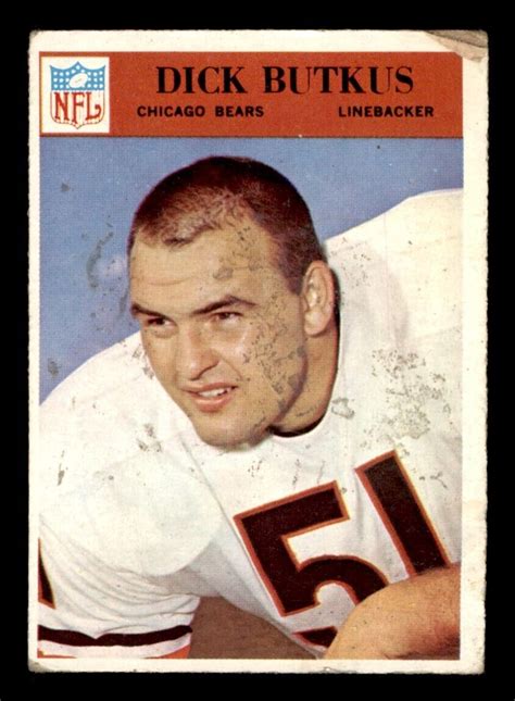 1966 Philadelphia Football 31 Dick Butkus PR E1 EBay