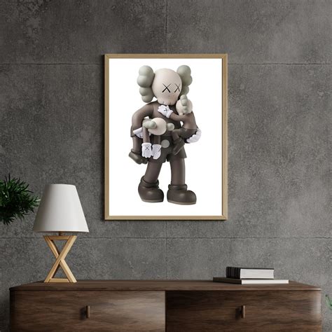 Decorative Hypebeast Art, Kaws Poster Set of 3, Hypebeast Kaws Figure Poster, Kaws Print, Kaws ...