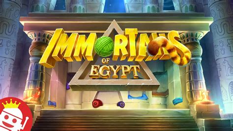 IMMORTAILS OF EGYPT PLAY N GO NEW SLOT FIRST LOOK YouTube