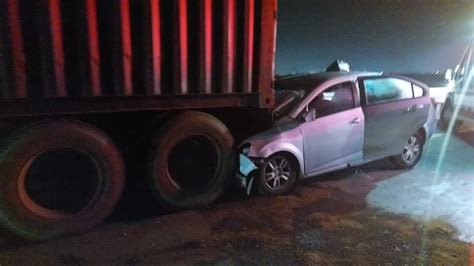 Accidente Mortal En El Libramiento De Tampico Por Fuerte Choque Entre