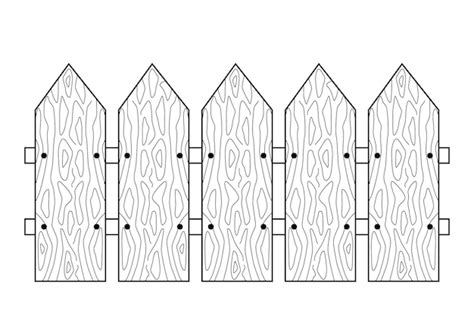 Graveyard Fence Clipart For Coloring