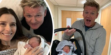 Gordon Ramsay Is Ecstatic As He Carries Baby Son Oscar Out Of Hospital