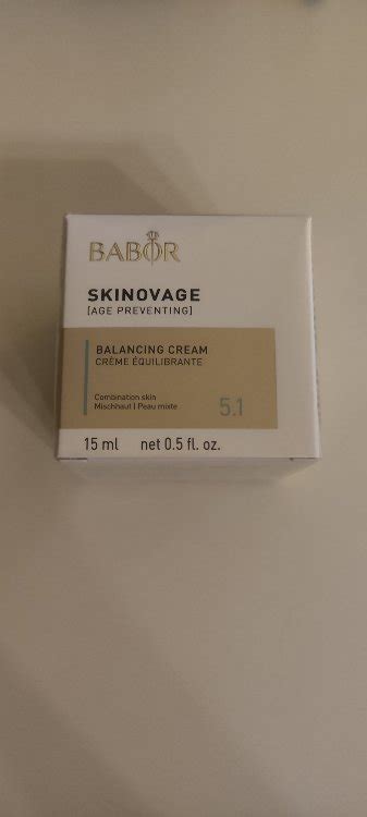 Babor Skinovage Balancing Cream Mischhaut Inci Beauty