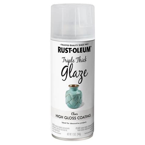 Rust Oleum Specialty Oz Gloss Clear Triple Thick Glaze Spray Paint