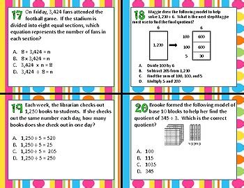 Tek E Representing Quotients Task Cards By Cownting In Fourth