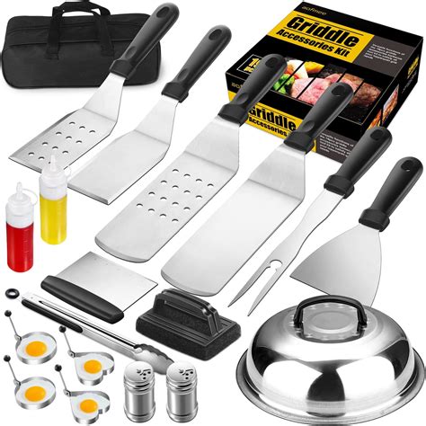 Amazon Griddle Accessories Kit 19 Pcs Flat Top Grill Accessories