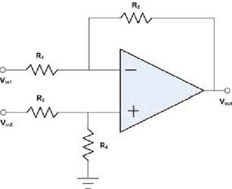 Differential Amplifier Circuit Diagram