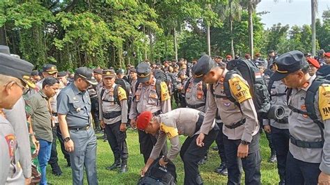 Antisipasi Huru Hara Belasan Ribu Personel Gabungan Amankan TPS Pemilu