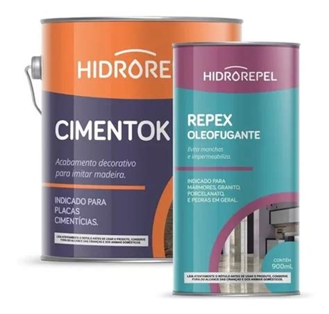 Kit Cimentok Litros E Oleofugante Ml Hidrorepel