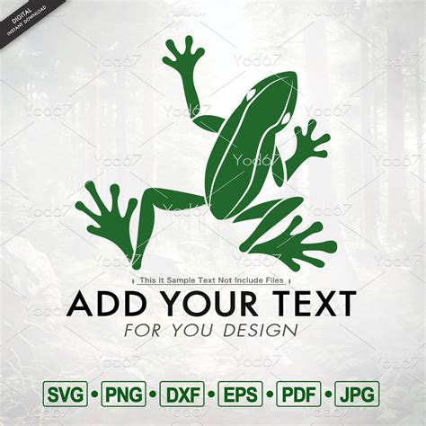 Frog SVG Frog Png Green Frog Svg Files For Cricut Tree Frog Svg