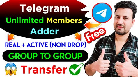 How To Add Unlimited Members In Telegram Group Free Telegram Member