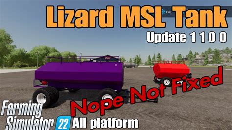 Lizard MSL Tank FS22 UPDATE For All Platforms OCT 20 23 YouTube