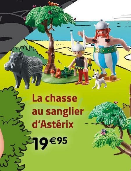 Promo Playmobil la chasse au sanglier dastérix chez Géant