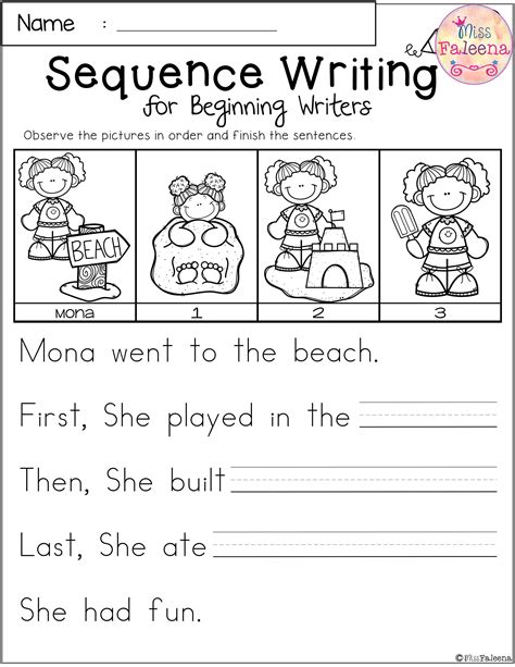 Sequencing Activities For Third Grade