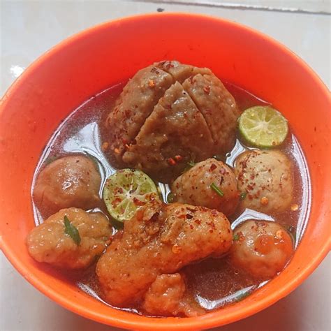 Bakso Sapi Jumbo Dan Tahu Cuanki Lengkap Dengan Bumbu Frozen Food