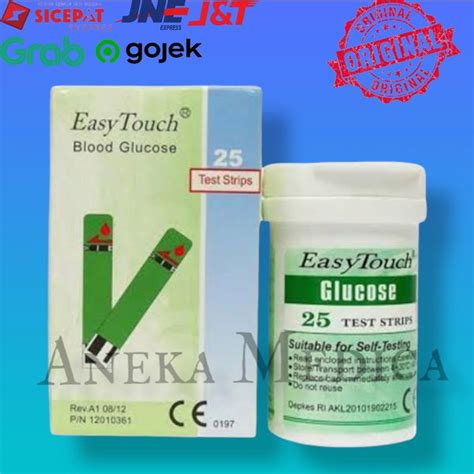 Jual Strip Easy Touch Blood Glucose Gula Darah Di Lapak ANEKAMEDICA