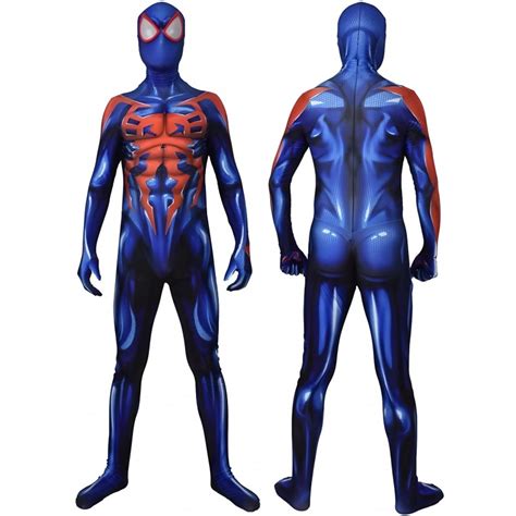 Strój kostium przebranie spiderman 2099 cosplay skin festiwal Hopki pl