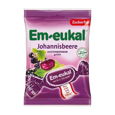 EM Eukal Bonbons Johannisbeere gefüllt zuckerfrei 75 g 75 g online