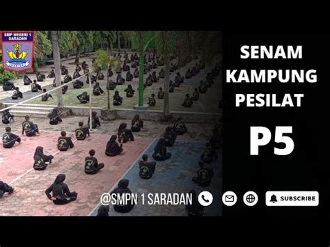 Senam Kampung Pesilat Tugas P Kelas Smpn Saradan Youtube