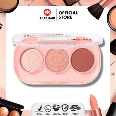 Jual PINKFLASH 3 PAN EYESHADOW PF E23 Shopee Indonesia