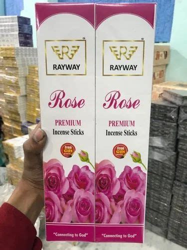 Bamboo Black Rayway Rose Premium Incense Stick MRP65 For Religious