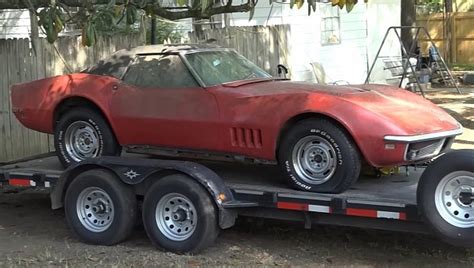 This 1968 Chevrolet Corvette Barn Find Was Hidden For 40 Years After A