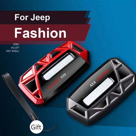 Zinc Alloy Car Key Case Para Jeep Capa Para Jeep Renegade Grand