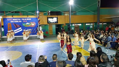 Muestra Folklorica Colegio San Nicolas 2019 Pascuense 8 Basico B