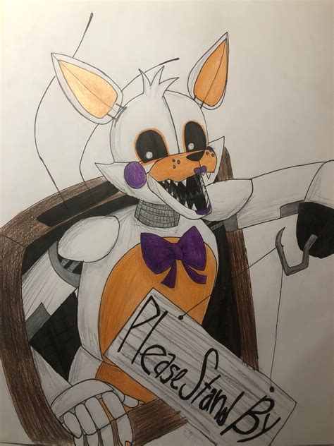 Drawing Of Lolbit—please Stand By Rfivenightsatfreddys