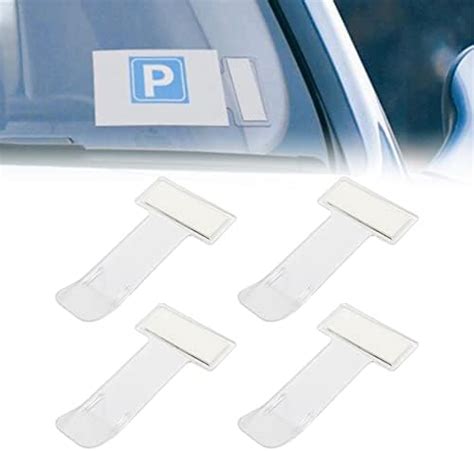 TUKNN Parkscheinhalter Auto Tickethalter Transparente Auto Halter Clip