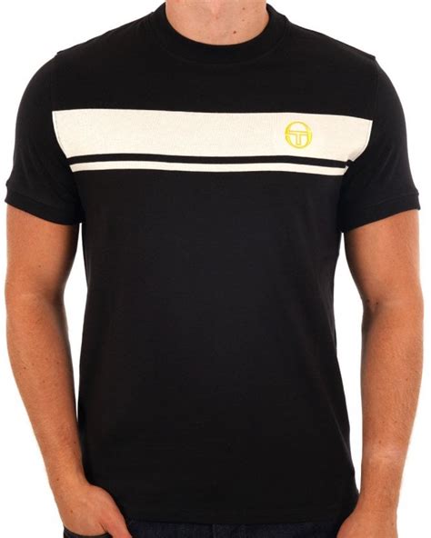 Sergio Tacchini Masters T Shirt Blackgardenia 80s Casual Classics