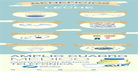 Beneficios De La Leche Infografía Vitalis Bienestar Pdf Document