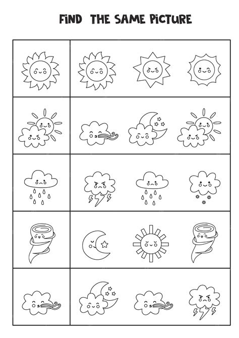 Draw The Weather Worksheets K5 Learning Worksheets Library