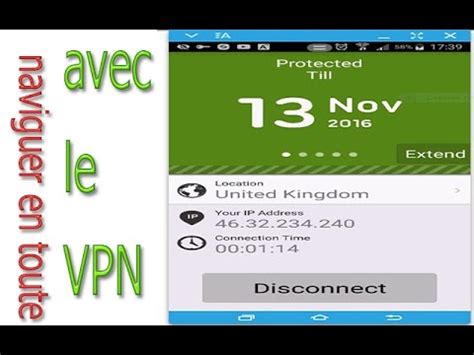 Naviguer en toute sécurité sur le Web avec votre téléphone via le VPN