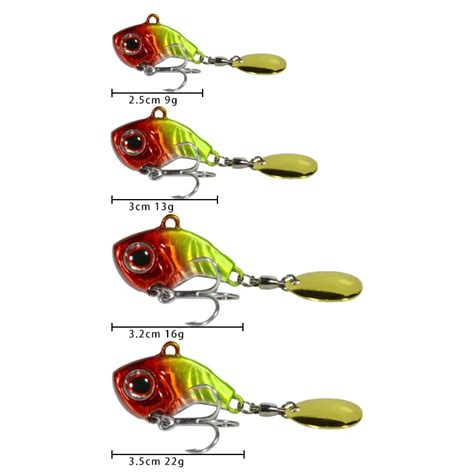 G G G G Fishing Lures Rotating Metal Vib Vibration Bait Winter