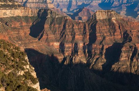 Grand Canyon North Rim Scenic Landscape Stock Photo - Image of canyon ...