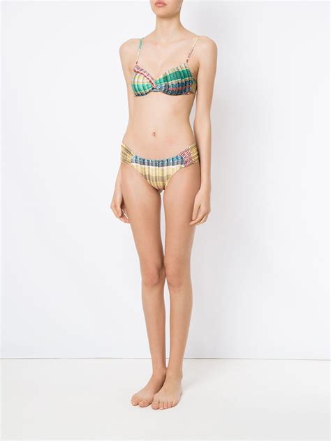 Lygia Nanny Printed Bikini Set 119 Farfetch Lookastic