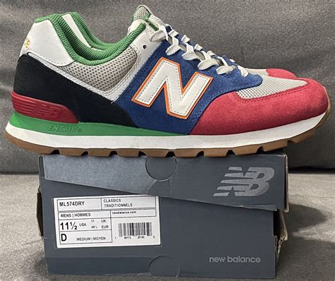 New Balance 574 Rugged Casual Shoes Captain Blue Team Gem