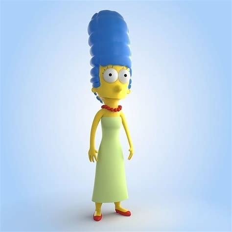 Marge Simpson 3d Model Cgtrader