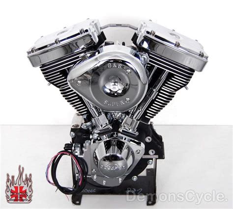 S V111 Super E Evolution Style Engine Black Finish For Harley Big Twins