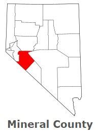 Mineral County on the satellite map of Nevada 2024. Actual satellite ...