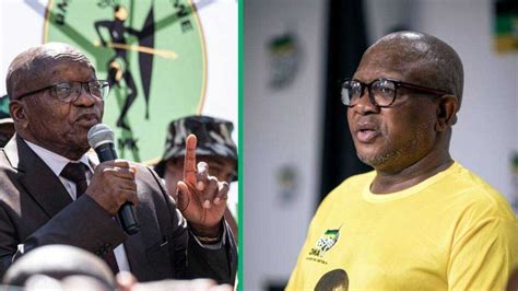 Ancs Fikile Mbalula Fires Shots At Mk Party Leader Jacob Zuma On Election Campaign Trail