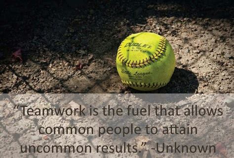 Quotes About Softball Teamwork. QuotesGram