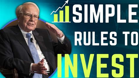 Warren Buffett How To Invest For Beginners 3 Simple Rules Youtube