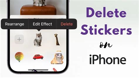 How To Delete Stickers On IOS 17 YouTube