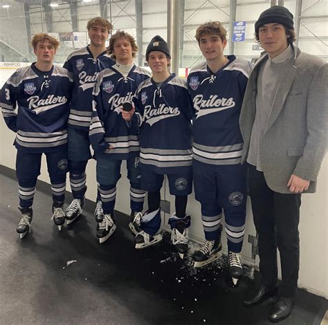 Homegrown Talent Eight Members Of The Railers Junior Hockey Club