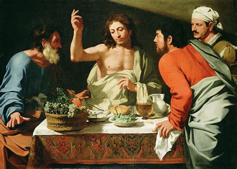 The Supper At Emmaus Painting By Celestial Images Fine Art America